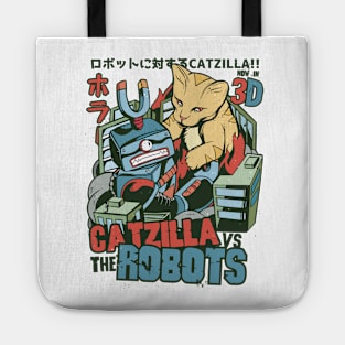 Catzilla v Robots Tote