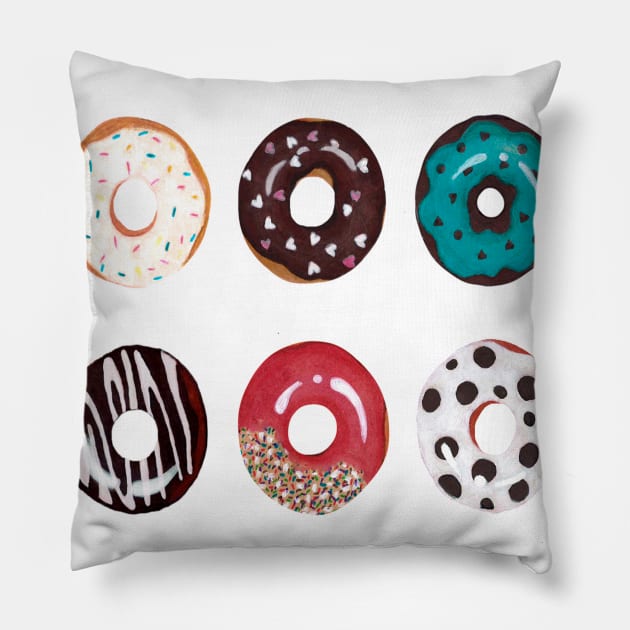 donuts Pillow by tetiana12.art