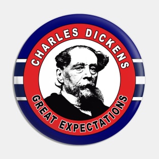 Charles Dickens Pin
