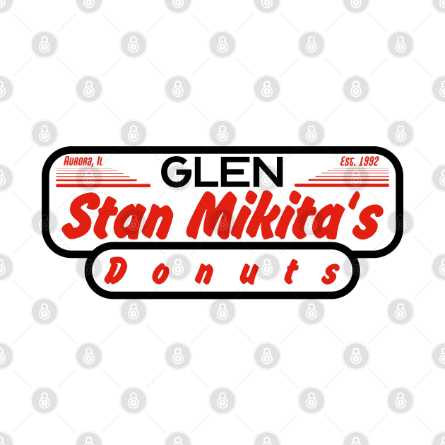 Stan Mikita's Donuts // Glen's Name Badge (Front/Back Print) by darklordpug