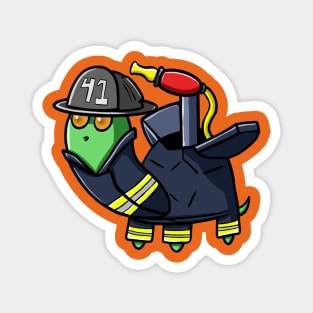 Turtle #19 Firefighter Magnet