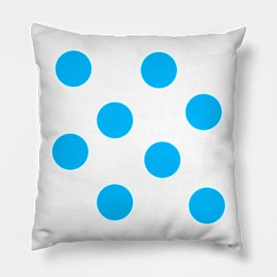 Blue Polka Dots Pillow