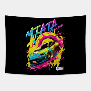 Mazda Miata Racing Club Tapestry