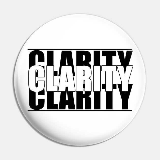 CLARITY STICKER & T-SHIRT BLACK END WHITE Pin by TareQ-DESIGN