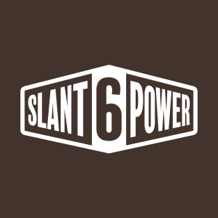 Slant 6 Power - White + Orange T-Shirt