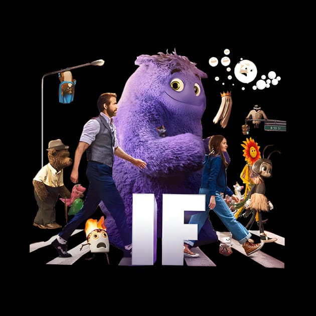 IF 2024 Movie Imaginary Friends Purple Furry Imaginary Friends by octavio may berry