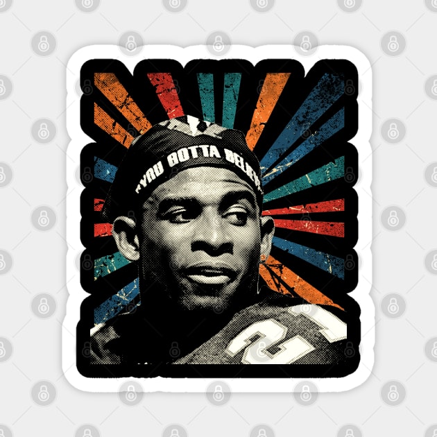 Deion Sanders - sketc vintage fresh Magnet by ArmandoApparel