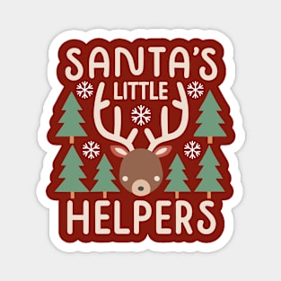 Santa's Little Helpers: Reindeer Christmas Magnet