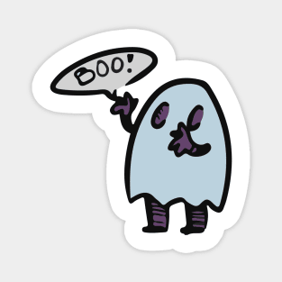 Spooky Ghost - Sticker Magnet