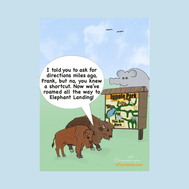 Enormously Funny Cartoons Elephant Landing by Enormously Funny Cartoons