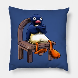 Angry Penguin Meme Pillow