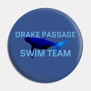 Drake Passage Swim Team V2 Pin