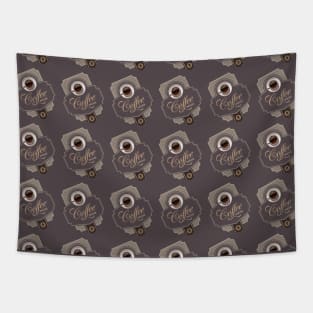 Coffee cup pattern Tapestry