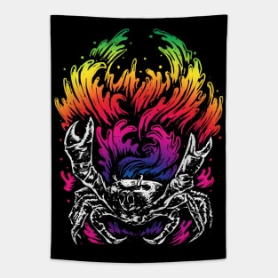 Party Crab Tapestry