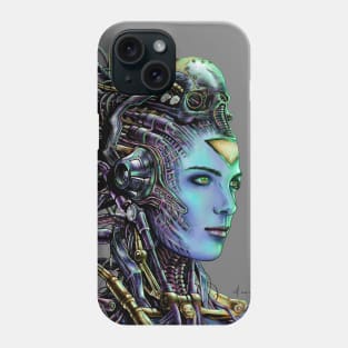 Cyborg Woman Phone Case