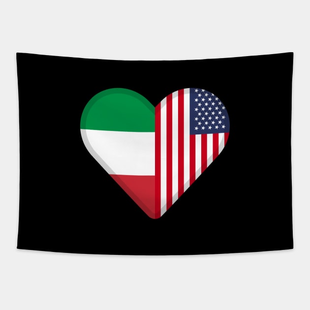 half italian, half american Tapestry by adigitaldreamer