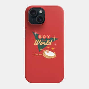 Boy to the World the Lord Has Come Luke 2:12 Christmas Phone Case