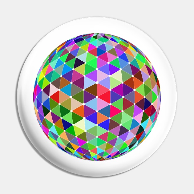 Colourful network orb in prismatic colour design Pin by Montanescu