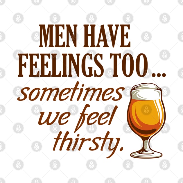 Men Have Feelings Too by AmazingVision