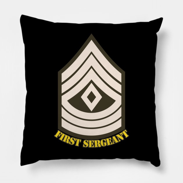 First Sergeant Pillow by MBK