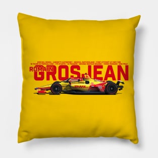 Romain Grosjean 2022 (red) Pillow