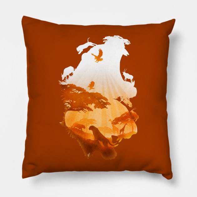 Tigers Realm Pillow by DVerissimo