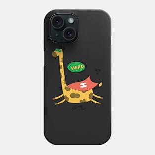 Giraffe superhero Phone Case