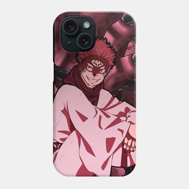 Demon of a Dozen Hands Phone Case by Minji Fox