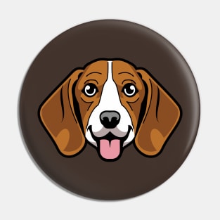 Beagle dog Pin