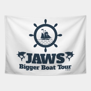 JAWS Movie Bigger Boat Tour Tapestry