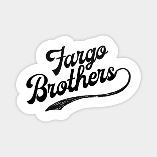 Fargo Brothers Logo - Black Letters Magnet