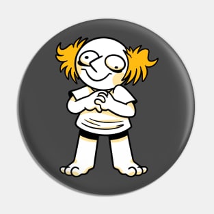 Yellow Weirdo Pin