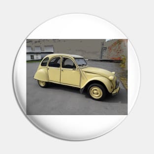 Citroen 2CV 6 yellow 1984 Special Pin