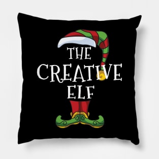 Creative Elf Family Matching Christmas Holiday Group Gift Pajama Pillow