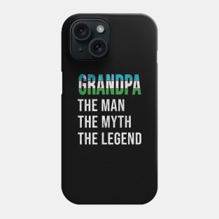 Grand Father Uzbekistani Grandpa The Man The Myth The Legend - Gift for Uzbekistani Dad With Roots From  Uzbekistan Phone Case