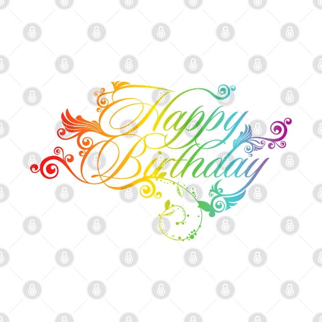 Happy Birghtday by Cool Abstract Design