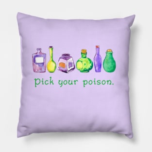 Pick Your Poison Pillow