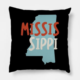 State of Mississippi Pillow