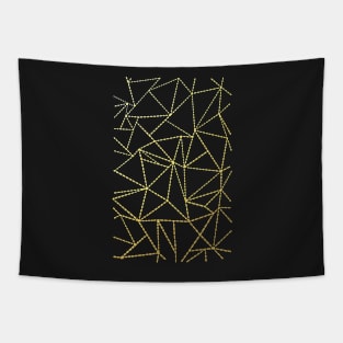 Ab Dotted Lines Gold Tapestry