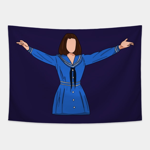 Lea Michele as Fanny Brice Tapestry by byebyesally