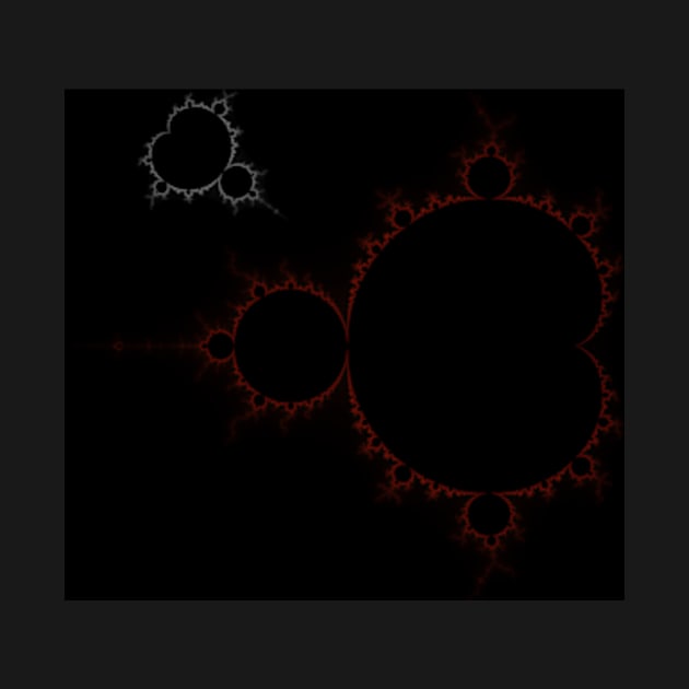 Mandelbrot Set Fractal Simple I red/black by mandelbrot