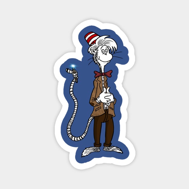 Doctor Who Suess Magnet by Oliverbanksart