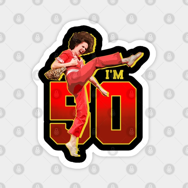 Sally O'Mally is 50 Magnet by XINNSTORE