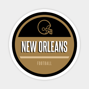 New orleans retro football Magnet