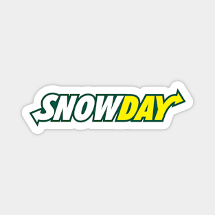 Snow Day Winter Falling Magnet