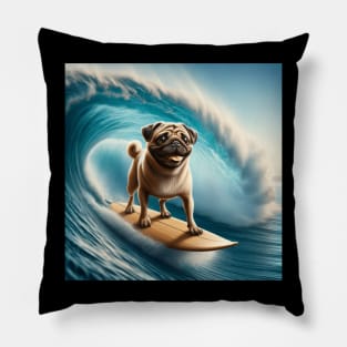 Pug  Action Puppies Pillow