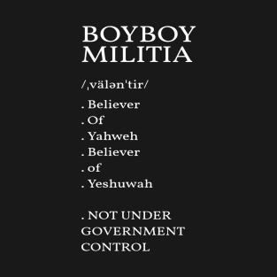 Boyboy Militia (dictionary collection) T-Shirt