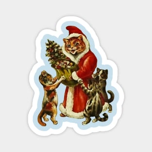 Louis Wain, Christmas Cat Santa Magnet