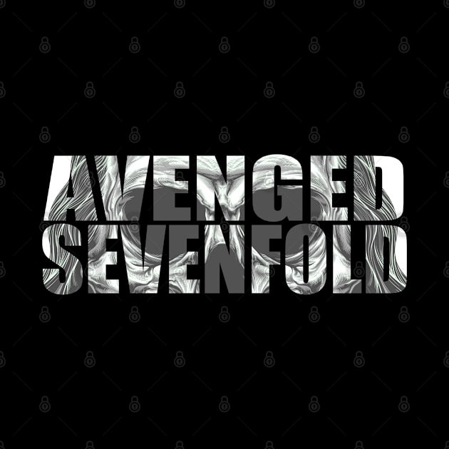 avenged font skull inside by TOSSS LAB ILLUSTRATION