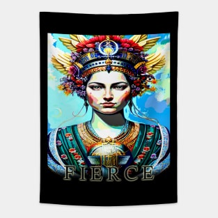 Beautiful Fierce Goddess Tapestry